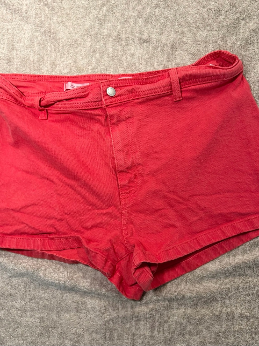 Universal Thread Red High-Waist Cotton Shorts